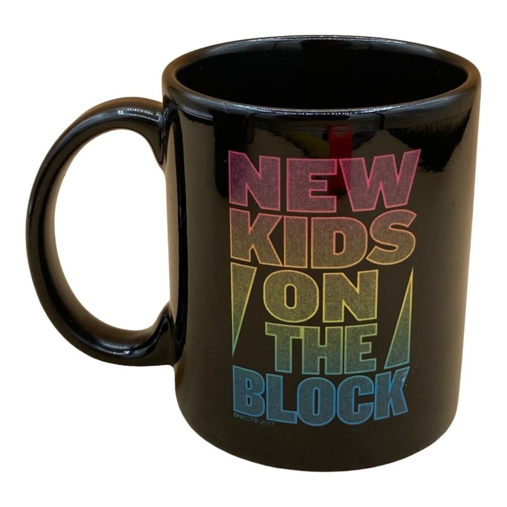New Kids On The Block Coffee Cup Mug 4” Tall Thailand